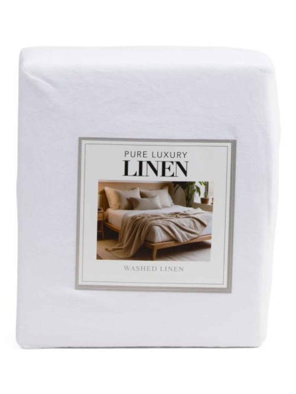 PURE LUXURY LINEN Linen Washed Sheet Set